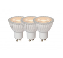 Светодиодная диммируемая лампа (3 шт.) Lucide GU10 5W 3000K 49006/15/31