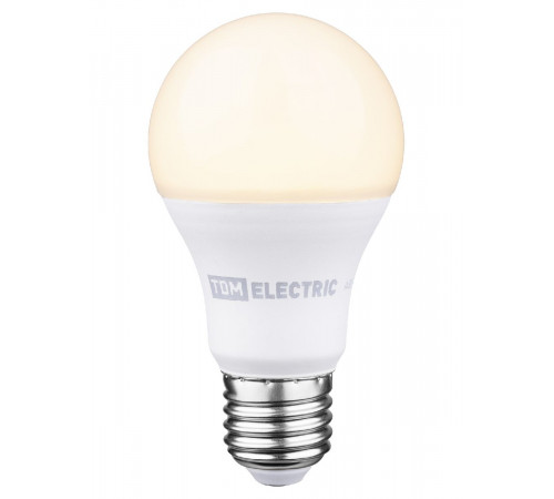 Лампа светодиодная диммируемая TDM Electric E27 10W 3000K матовая SQ0340-0197