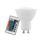 Лампа светодиодная диммируемая Eglo GU10 4W 3000K матовая 10687