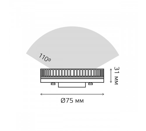 Светодиодная диммируемая лампа Gauss Smart Light Е27 27W 2700К 1400112 Светодиодная диммируемая лампа Gauss Smart Light Е27 27W 2700К 1400112