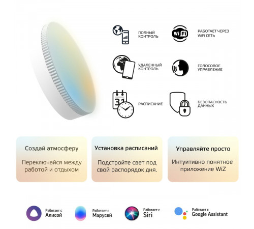 Светодиодная диммируемая лампа Gauss Smart Light Е27 27W 2700К 1400112 Светодиодная диммируемая лампа Gauss Smart Light Е27 27W 2700К 1400112