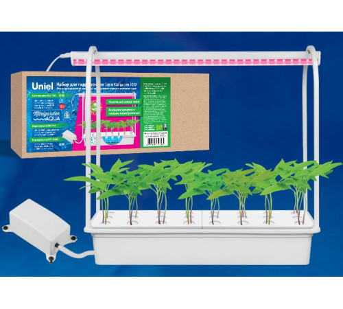 Светодиодный светильник для растений (UL-00004496) Uniel Гидропоника ULT-P44A-10W/SPSB IP40 Aqua White