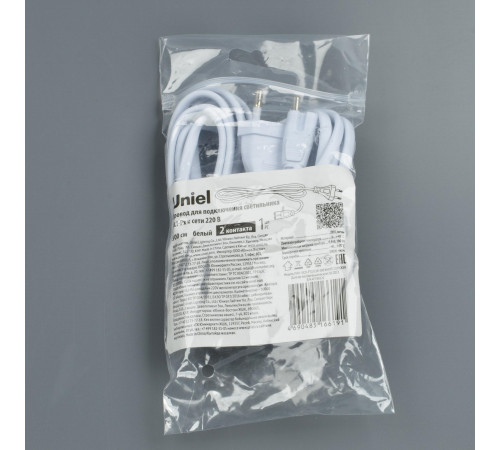 Провод Uniel UCX-PT2/L10-300 WHITE 1 STICKER UL-00009615 Провод Uniel UCX-PT2/L10-300 WHITE 1 STICKER UL-00009615
