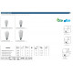 Люминесцентная лампа Kanlux MGLOB E14 11W 2700К 12696