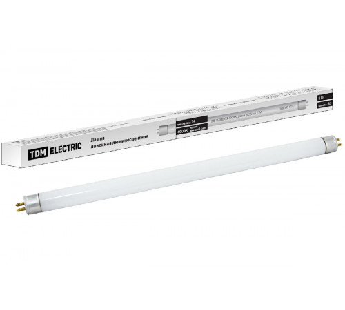 Лампа люминесцентная TDM Electric G5 8W 4000K белая SQ0355-0017 Лампа люминесцентная TDM Electric G5 8W 4000K белая SQ0355-0017