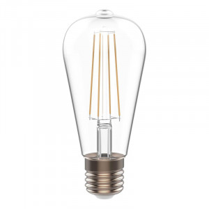 Лампа светодиодная филаментная Gauss E27 4,5W 2700К прозрачная 1121215