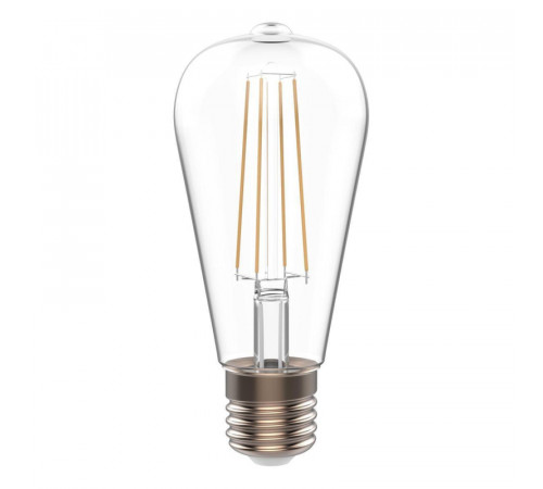 Лампа светодиодная филаментная Gauss E27 4,5W 2700К прозрачная 1121215