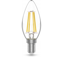 Светодиодная филаментная лампа Gauss Basic Filament E14 5W 4000K свеча 50312252