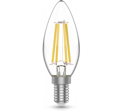Светодиодная филаментная лампа Gauss Basic Filament E14 5W 4000K свеча 50312252