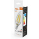 Светодиодная филаментная лампа Gauss Basic Filament E14 4W 3000K свеча 50312142