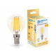 Филаментная светодиодная лампа Ambrella Light Bulbing E14 11W 2700K шар 451133