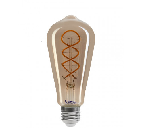 Филаментная светодиодная лампа General GLDEN-ST64DSS-6-230-E27-1800 685000 Филаментная светодиодная лампа General GLDEN-ST64DSS-6-230-E27-1800 685000