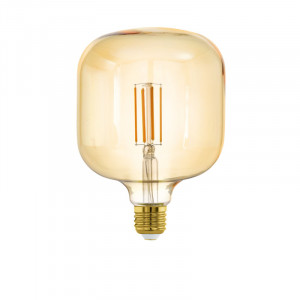 Светодиодная филаментная лампа Eglo E27 4W 2200K янтарная 12594