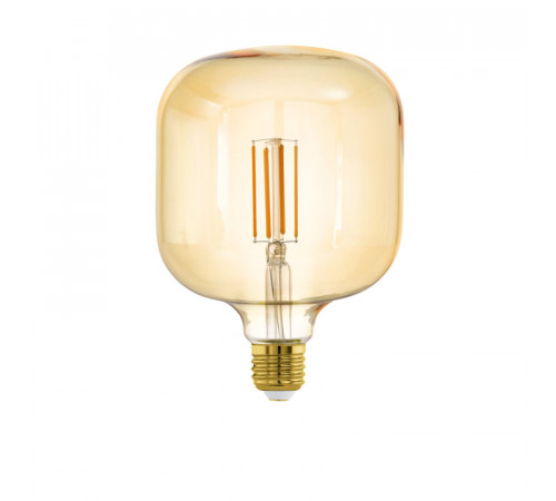 Светодиодная филаментная лампа Eglo E27 4W 2200K янтарная 12594