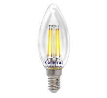 Филаментная светодиодная лампа General GLDEN-CS-DEM-8-230-E14-2700 686700