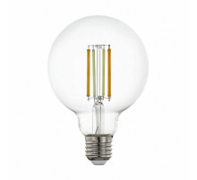 Лампа светодиодная филаментная диммируемая Eglo E27 6W 2200-6500K прозрачная 12576