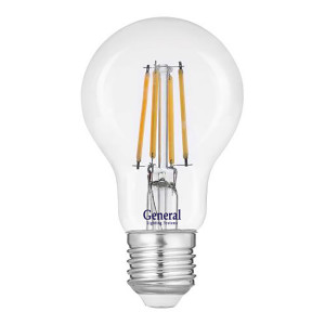 Филаментная светодиодная лампа General GLDEN-A60S-10-230-E27-2700 662237