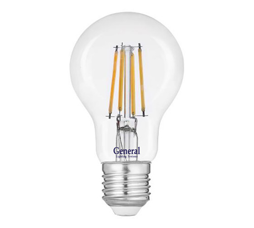 Филаментная светодиодная лампа General GLDEN-A60S-10-230-E27-2700 662237
