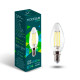 Светодиодная лампа MODELUX lamp ML2853- С35-15W-Е14-4500 clear свеча прозрачная