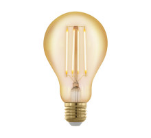 Лампа светодиодная филаментная диммируемая Eglo E27 4W 1700К золотая 11691