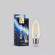 Светодиодная филаментная лампа Voltega Ультра Филамент Свеча 7Вт 3000K E27 3183