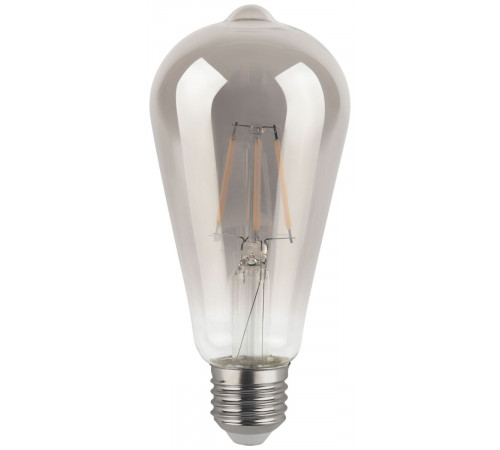 Лампа светодиодная филаментная Эра F-LED ST64-7W-824-E27 smoky 7Вт дымчатая Б0071205