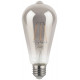 Лампа светодиодная филаментная Эра F-LED ST64-7W-824-E27 smoky 7Вт дымчатая Б0071205