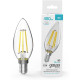 Светодиодная филаментная лампа Gauss Basic Filament E14 4W 4000K свеча 50312242