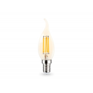 Филаментная светодиодная лампа Ambrella Light Bulbing E14 15W 2700K свеча на ветру 351523