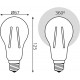 Светодиодная филаментная лампа Gauss Basic Filament Е27 21W 2700К 40712112