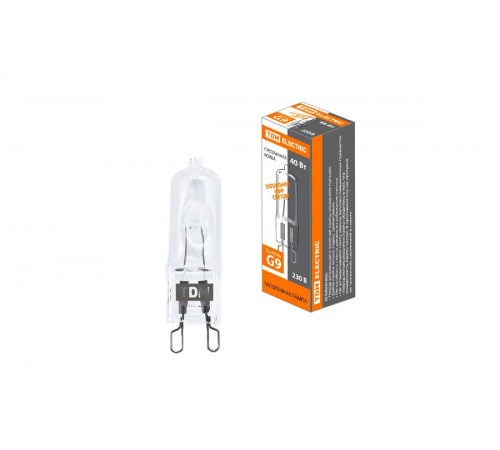 Лампа галогенная TDM Electric G9 40W 3000K прозрачная SQ0341-0056 Лампа галогенная TDM Electric G9 40W 3000K прозрачная SQ0341-0056