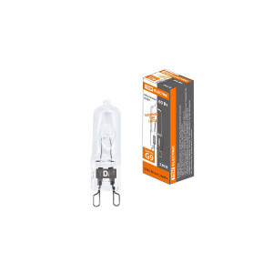 Лампа галогенная TDM Electric G9 60W 3000K прозрачная SQ0341-0058