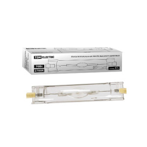 Лампа металлогалогенная TDM Electric Rх7s 70W 2700K прозрачная SQ0325-0011