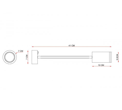 Гибкое бра Arte Lamp Imai A2266AP-1BK Гибкое бра Arte Lamp Imai A2266AP-1BK