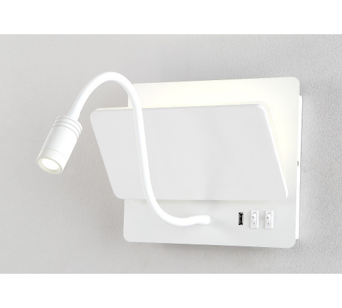 Бра Crystal Lux DUO AP9W LED WH