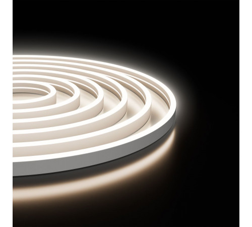 Светодиодный неон Apeyron 24В, 10Вт/м, 400Лм/м, 4000К (д.б.), smd 2835 120д/м, PCB 8мм, 6х12мм, 5м, IP65 17-301