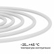 Комплект светодиодного неона Apeyron 220В, 6Вт/м, красный, smd 2835, 144д/м, круглый 10м, IP65, с аксессуарами (сетевой шнур, заглушка, крепеж - 10шт) 10-116