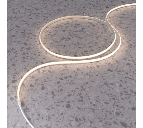 Термостойкий гибкий неон 13x7 24В 9,6Вт/м 2700K IP67 5м (вертикальный изгиб) 432053