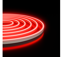 Светодиодный неон Apeyron 24В, 10Вт/м, красный, smd 2835 120д/м, PCB 8мм, 6х12мм, 5м, IP65 17-304