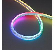 Светодиодная лента герметичная Arlight SPI WAVE-SIDE-DOUBLE-A80-16x15mm 24V RGB PX10 (12 W/m, IP67, 5m, wire x1) (Вывод боковой) 056387
