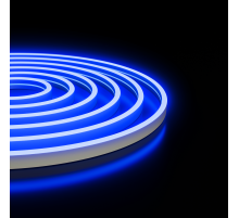 Светодиодный неон Apeyron 24В, 10Вт/м, синий, smd 2835 120д/м, PCB 8мм,6х12мм, 5м, IP65 17-303