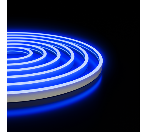 Светодиодный неон Apeyron 24В, 10Вт/м, синий, smd 2835 120д/м, PCB 8мм,6х12мм, 5м, IP65 17-303