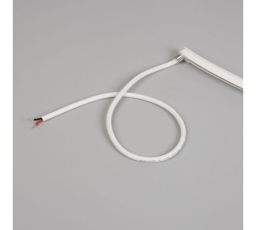 Светодиодная лента герметичная Arlight MOONLIGHT-3D-T-X544-10x10mm 24V Warm3000 (8 W/m, IP67, 5m, wire x1) (Вывод боковой) 055192