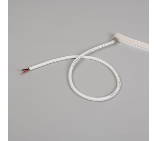 Светодиодная лента герметичная Arlight MOONLIGHT-3D-X544-10x10mm 24V Warm3000 (8 W/m, IP67, 5m, wire x1) (Вывод боковой) 055190