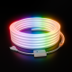 Комплект светодиодного неона Apeyron 220В, 6Вт/м, RGB, smd5050, 80д/м 10м IP65, с аксессуарами (контроллер, заглушка, крепеж - 10шт) 10-108