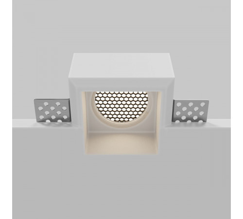 Встраиваемый светильник Maytoni Technical Gyps Modern DL131-GU10-01-W