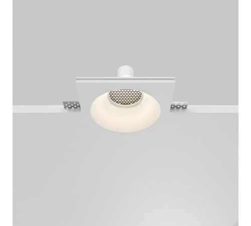 Встраиваемый светильник Maytoni Technical Gyps Modern DL129-GU10-01-W