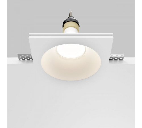 Встраиваемый светильник Maytoni Technical Gyps Modern DL129-GU10-01-W
