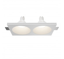 Встраиваемый светильник Maytoni Technical Gyps Modern DL129-GU10-02-W