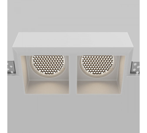 Встраиваемый светильник Maytoni Technical Gyps Modern DL131-GU10-02-W